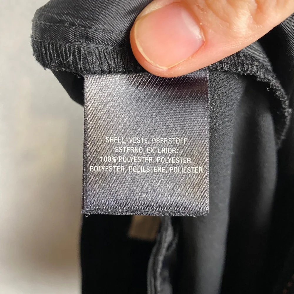 Anthropologie The Essential Pull On Trouser Black Elastic Waist Pant Size 4 - Picture 7 of 8